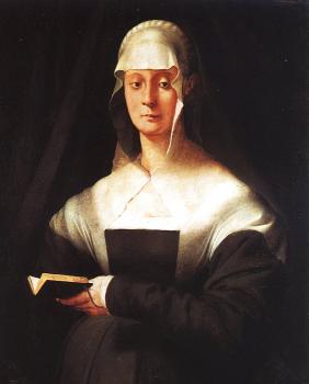 雅各佈 達 蓬托爾莫 Portrait of Maria Salviati 雅各佈 達 蓬托爾莫 Portrait of Maria Salviati
